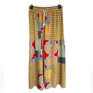 Ces Femme Multicolor Wide Leg Pants